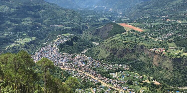 जोखिमयुक्त क्षेत्र घोषणा गर्दै पर्वतको कुश्मा बजार एक साताका लागि बन्द