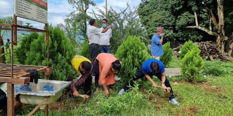 लायन्स क्लव अफ ब्रिज सिटीको सरसफाई कार्यक्रम