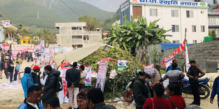 पर्वत कांग्रेस निर्वाचन ः जोशीको अग्रता कायमै