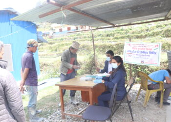 क्षयरोग नियन्त्रणका लागि मजदुरको ‘स्क्रिनिङ शिविर’