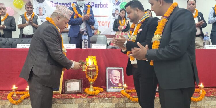 पर्वतमा युवाहरुको संस्था रोट्याक्ट क्लवको पदस्थापन, केसीको नेतृत्वमा नयाँ समिति