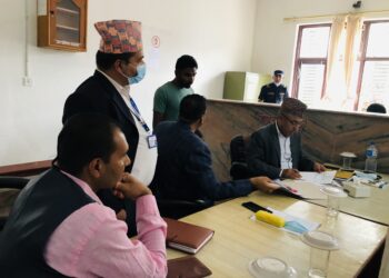 पर्वतमा उल्लासजनक रुपमा मनोनयन दर्ता