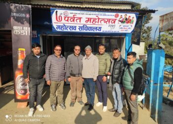 पर्वत महोत्सवमा थपियो खुल्ला महिला भलिबल प्रतियोगिता