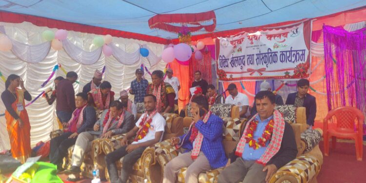 पर्वतको चुवामा भलिवल र महिला दौड प्रतियोगिता शुरु