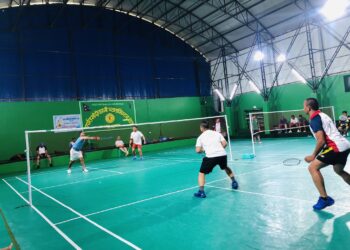 पर्वतमा खुल्ला तथा सि लेभल ब्याडमिन्टन प्रतियोगिता हुदै