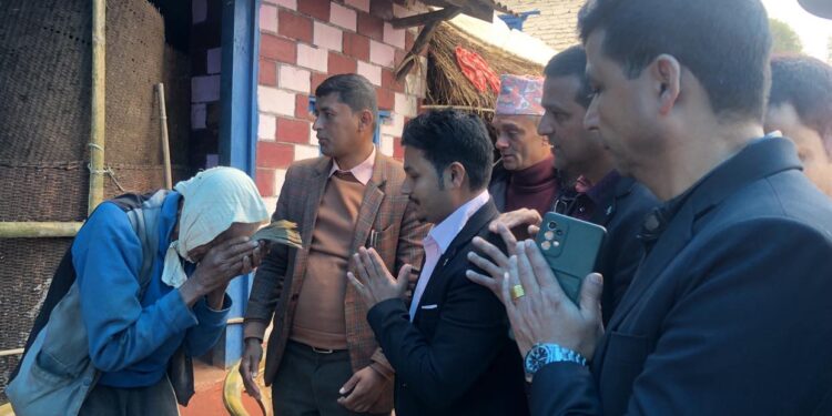 धनबहादुरको परिवारलाई प्रवासी नेपालीको सहयोग संकलन अभियान