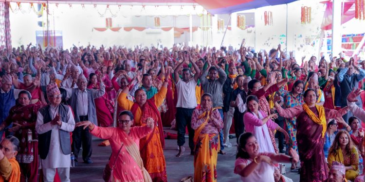 कोटीहोममा हजार कन्याको पूजा र हजार ज्येष्ठ नागरिकलाई सम्मान गरिँदै