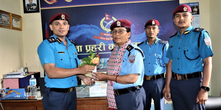 पूर्णिमा थापा बनिन् बैशाख महिनाको उत्कृष्ट प्रहरी